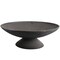 Esschert Design 23" Black Solid Large Outdoor Patio Garden Low Fire Bowl